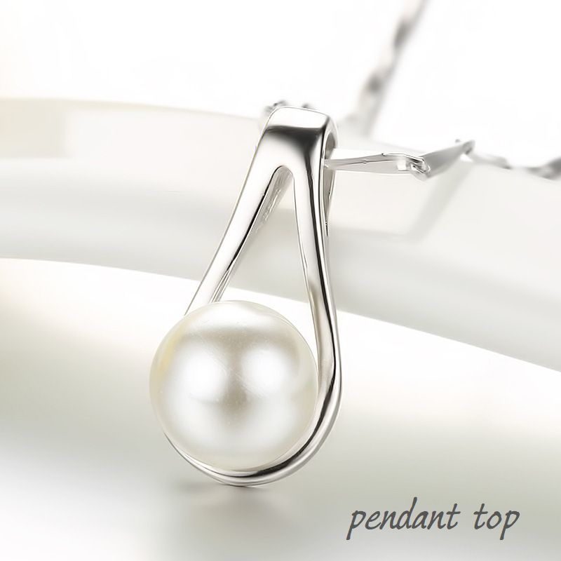 送料無料 ペンダントトップ レディース アクセサリー 女性用 フェイクパール ドロップ しずく きれいめ 上品 おしゃれ ギフト プレゼント 普段使い パーティ...
