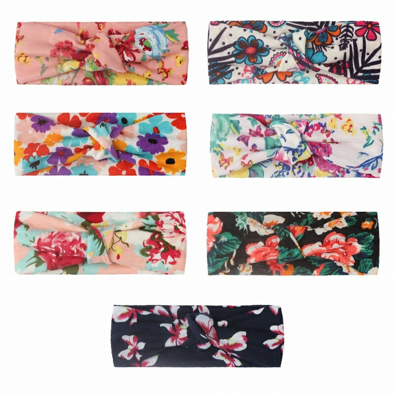 送料無料 ヘアバンド ベビー ターバン ヘアアクセサリー 子供用 女の子 赤ちゃん 新生児 キッズ ヘッドバンド 花柄 可愛い おしゃれ 出産祝い プレゼント