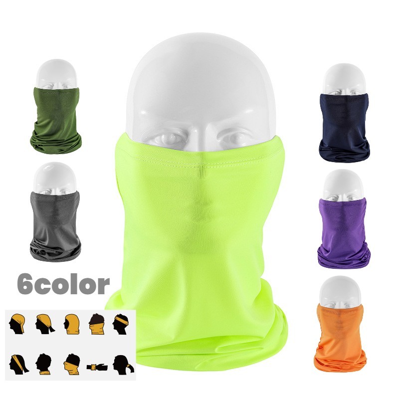 送料無料 フェイスマスク フェイスカバー 10way 多機能 バイクウエア ターバン ネックカバー リストバンド メンズ レディース 伸縮 防風 防湿 UVカッ...