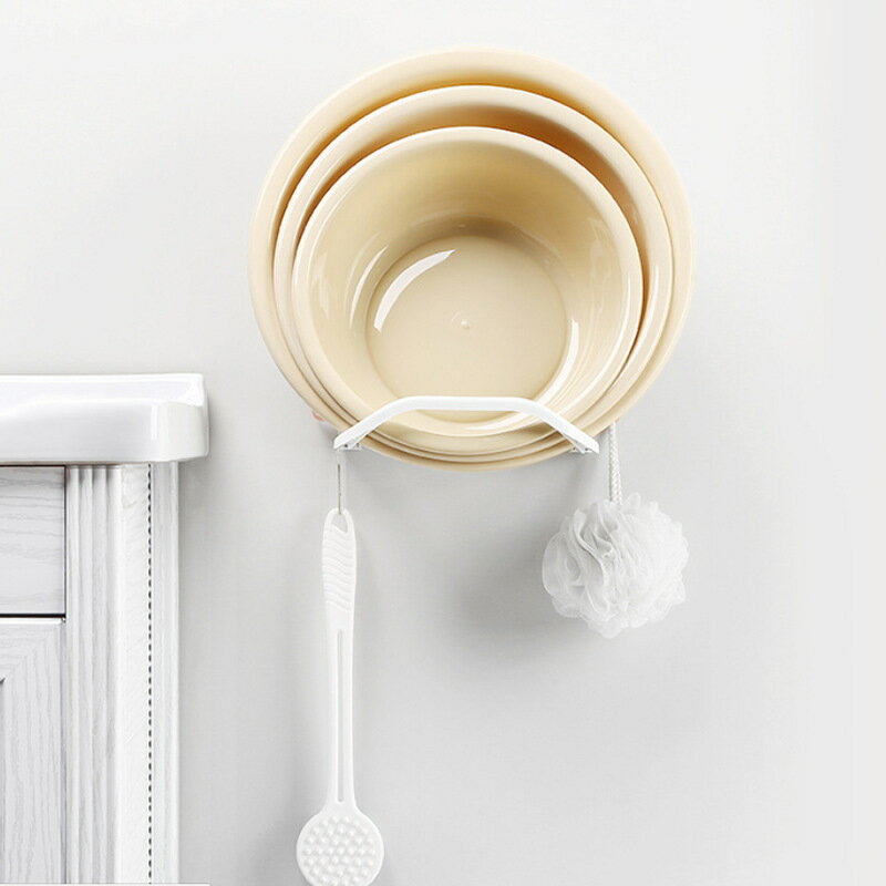 motto-mottoの送料無料 バスラック 浴室用ラック ラック 開閉式 貼り付け 穴あけ不要 フック付き 浴室 洗面 バス キッチン 鍋蓋 洗面器 フック 引っ掛け スポンジ掛け ブラシ掛け｜アングル2