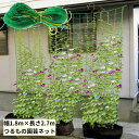 送料無料 園芸ネット つる栽培ネット 幅1.8m×長さ2.7m 10cm角目 野菜誘引 つる性植物 キュウリ ゴーヤ 家庭菜園 緑のカーテン