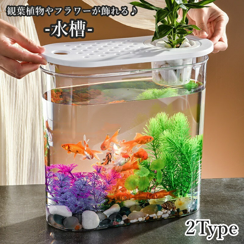 送料無料 水槽 金魚鉢 飼育水槽 ペット ペットグッズ 熱帯魚 アクアリウム プラスチック クリア 透明 丈夫 テラリウム 観葉植物 水草 インテリア ボウル 水培 メダカ 鉢 スタイリッシュ シンプル お洒落