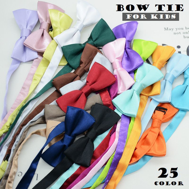 送料無料 蝶ネクタイ キッズ 子供用 男の子 女の子 リボン 無地 フォーマル パーティー おしゃれ かわ..
