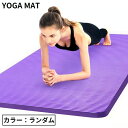 送料無料 ヨガマット 大判 幅広 大きい 1cm厚手クッション 軽量 滑り止め エクササイズ フィットネス ピラティス 筋トレ ストレッチ