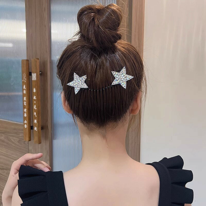 送料無料 スプリングコーム ヘアコーム レディース ヘアアクセサリー ヘアピン ス...