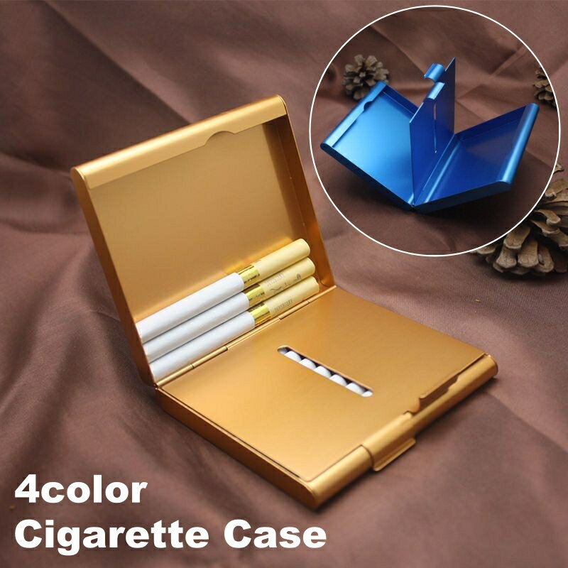 送料無料 シガレットケース タバコケース タバコ入れ 収納ケース 煙草ケース 喫煙具 煙草入れ 持ち歩き便利 シンプル おしゃれ 折れ防止 崩れ防止 メンズ レ...