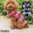 送料無料 ドッグウェア 犬服 シャツ ペット 小型犬 猫 洋服 トップス 半袖 前開き チェック柄 おしゃれ カジュアル スナップボタン 着脱簡単