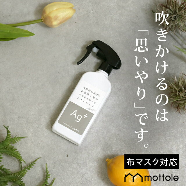 ミストキレイ ルーム MTL-A003 送料無料 mottole 消臭スプレー 除菌スプレー キッチン トイレ 洗面所 玄関 クローゼット カーペット カーテン 衣類 靴 下駄箱 寝具 枕 消臭 対策 マスク ペット消臭 モノトーン プレゼント