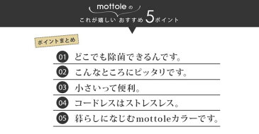 充電式 UV除菌ライト MTL-E018 送料無料 mottole 99.99％除菌　ウイルス対策 除菌 マスク除菌 除菌ライト 除菌灯 UV除菌ライト ミニUV殺菌　紫外線除菌器　除菌スティック 滅菌　消臭　殺菌　USB充電式　小型　軽量　手持ち式　小物除菌　ベビー　オフィス