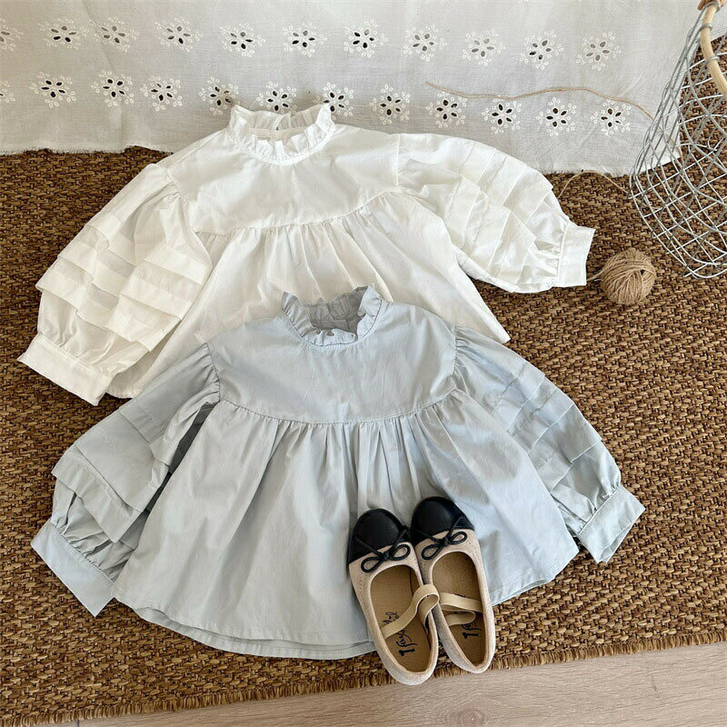 ブラウス シャツ キッズ 子供服 女の子 長袖 春 秋 トップス 綿 tシャツ カットソー ジュニア ベビー服..