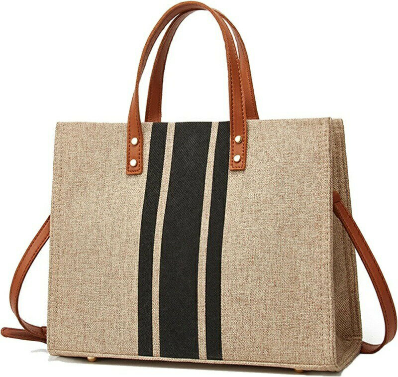 キャンバストートバッグ スクエアバッグ 底鋲付き 自立型 マチ幅