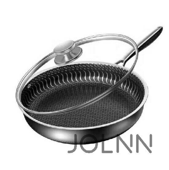 焦げ付き防止314ステンレス鋼フライパン/両面ハニカムステーキポ焦げ付き防止304ステンレス鋼フライパ..