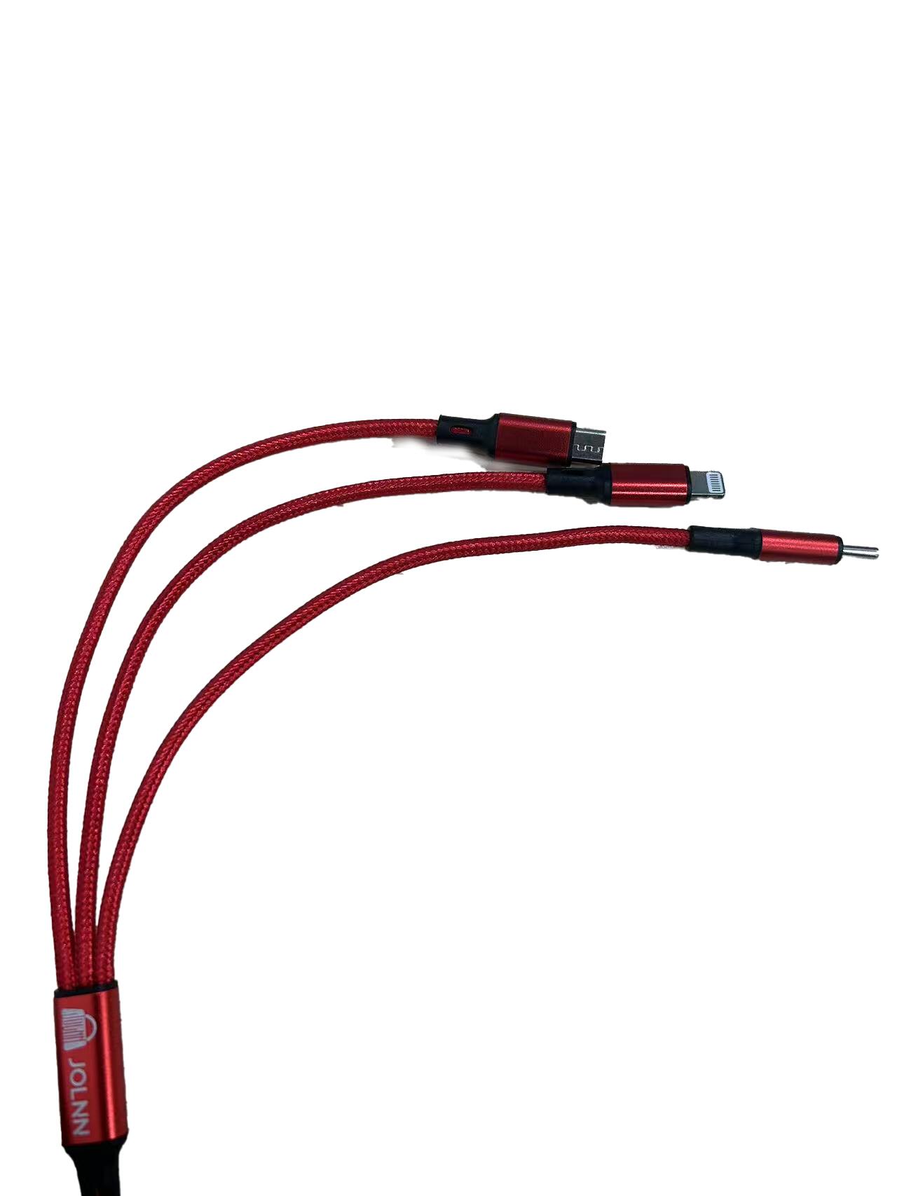 ケーブル 3in1ケーブル Android用 iPhoneケーブル micro USB Type-C用 急速充電ケーブル データ転送 ナイロン モバイルバッテリー 充電器 USBケーブル iPhone XS Max iPhone XR