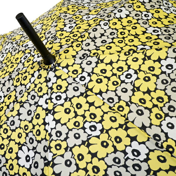 ★今すぐ使える1,000円OFFクーポン進呈6/18 23:59迄★マリメッコ 長傘 STICK UNIKKO（ウニッコ）/YELLOW&WHITE【店頭受取も可 吹田】