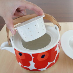 marimekko/マリメッコティーポットUNIKKO/RED