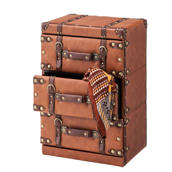 【ポイント5倍!今日8/1だけ】チェスト3Door(3段)【店頭受取も可 吹田】 [2]