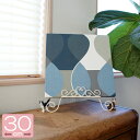 【マラソン期間当店P10倍!】ファブリックパネル ボラスコットン boras cotton MALAGA(マラガ)/BLUE 30×30cm インテリア 壁掛 ...
