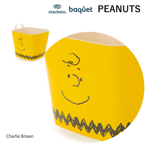 ★ポイント5倍!マラソン期間★【ラッピング可】スタックストー バケット×PEANUTS M / 25L Charlie Brown【店頭受取も可 吹田】