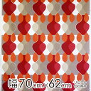 ★ポイント最大10倍! 16日1:59迄★ボラスコットン boras cotton 生地 幅約70cm×約1リピート/約62cm MALAGA(マラガ)/RED...