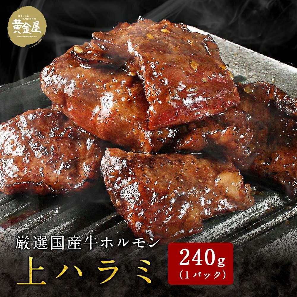 国産牛ホルモン焼 上ハラミ240g(2人前)| 牛ホルモン お取り寄せグルメ 焼肉 ホルモン焼き 酒のつまみ ..