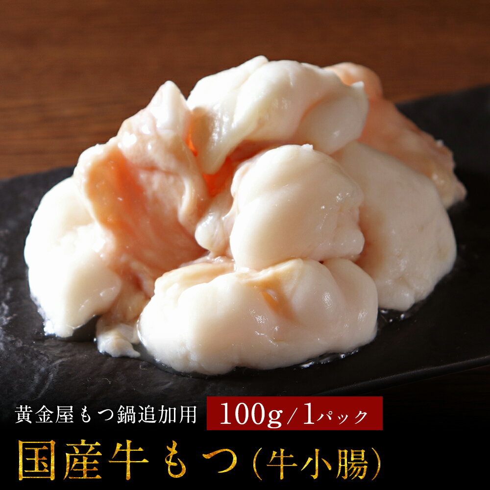 厳選国産牛小腸（牛もつ）100g もつ