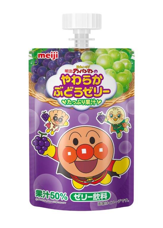 明治 それいけ！アンパンマンのやわらかぶどうゼリー 100g×6本入り 6ケース 合計36本入り果汁飲料 meiji【送料無料】【代引き不可】