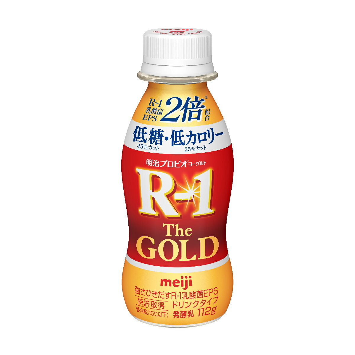 明治プロビオヨーグルトR-1ドリンクタイプThe GOLD低糖・低カロリー 112g×12本入り meiji【送料無料】【代引き不可】