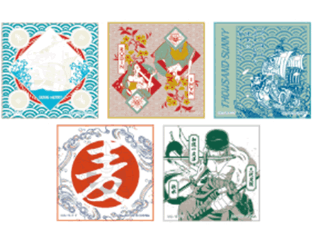 未開封　ワンピース 一番くじ　 咲き誇れ！艶色麦わら絵巻G賞　ガーゼタオル　全5種セット 未開封 国内..