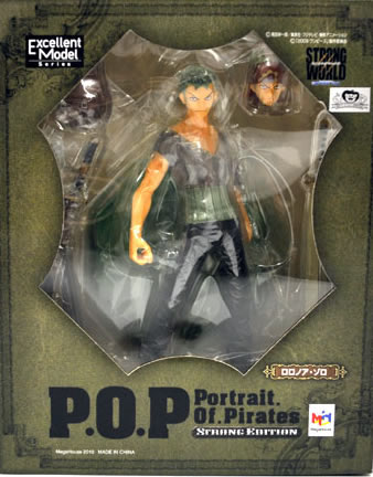 ▲ 【送料無料】【未開封】ロロノア ゾロ POP フィギュア ゛STRONG EDITION゛ワンピース ONE PIECE フィギュア メガハウス 国内正規品 Portrait.Of.Pirates【代引き不可】