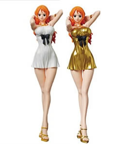 ▲ 【送料無料】ワンピース GLITTER＆GLAMOURS　ONE PIECE FILM GOLD　NAMI MOVIE STYLE　2種セット　未開封ナミ　フィギュア 国内正規品【代引き不可】【J】のサムネイル