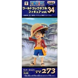 ONE PIECE ワンピース ワールドコレクタブルフィギュアWCF TV版 vol.34 ルフィ TV273 MONKEY D LUFFY 単品 未開封 ワーコレ フィギュア 国内正規品【代引き不可】