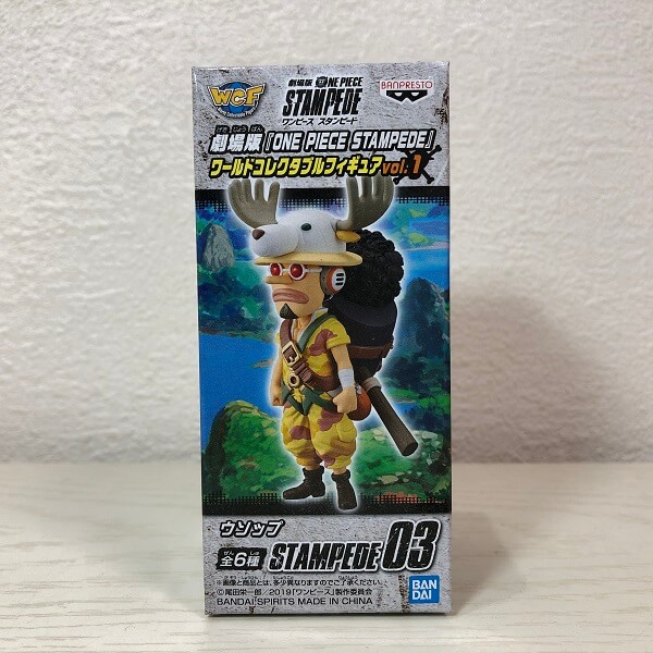 【未開封】ワンピース ワールドコレクタブルフィギュアWCF 劇場版「ONE PIECE STAMPEDE」ワールドコレクタブルフィギュア vol.1 STAMPEDE03 ウソップ 単品USOPP ワーコレフィギュア 国内正規品【代引き不可】