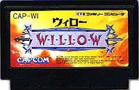 FC ファミコンソフト カプコン W・I・L・L・O・W ウィローロールプレイングゲーム ファミリーコンピュータカセット 動作確認済み 本体のみ