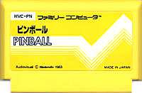 FC ファミコンソフト 任天堂 ピンボールアクションゲーム ファミリーコンピュータカセット 動作確認済み 本体のみ