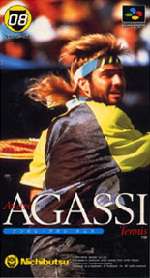 SFC スーパーファミコンソフト 日本物産 アンドレ・アガシ テニス テニス スーファミ カセット 動作確認済み 本体のみ 【中古】【箱説なし】【代引き不可】