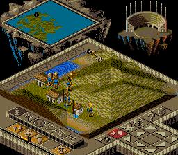 SFC スーパーファミコンソフト イマジニア ポピュラス2 　POPULOUS2シミュレーション スーファミ カセット 動作確認済み 本体のみ 【中古】【箱説なし】【代引き不可】【F】