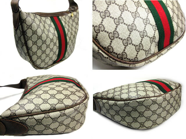 代引き手数料無料 GUCCI?オールドグッチ?リボンライン?GG?塩化ビニール ...