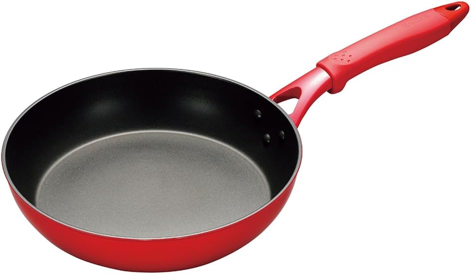 乐天商城 - 送料無料　京セラ IH対応 フライパン 26cm CFF-26A-BRDセラミック 加工 ふっ素 ダイヤモンド 樹脂加工 油使用 中火以下 オール熱源対応 レッド