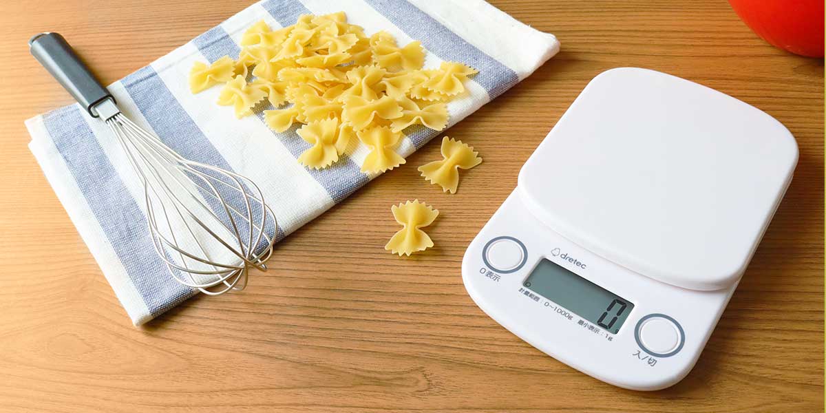 乐天商城 - □送料無料□代引き・同梱不可□dretecドリテック　クッキングスケール はかり キッチン 料理 1kg/1g単位 KS-642R　ホワイト