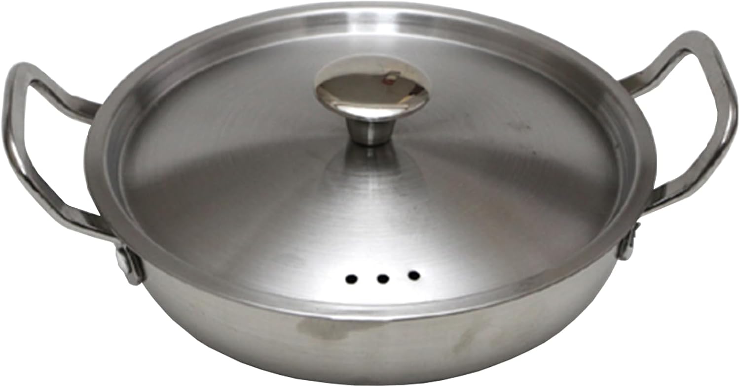 乐天商城 - 送料無料　 谷口金属 フライパン プチクッキング両手鍋 18cm 蓋付き IH対応 オーブン対応 シルバー 239937