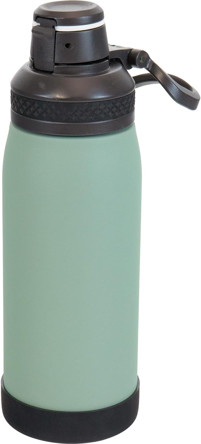 乐天商城 - 送料無料　和平フレイズ 直飲み ボトル RH-1831 キャリングボトル 800ml グリーン 水筒 ハンドル付 スポーツ ジム 真空断熱 保冷専用 フォルテック