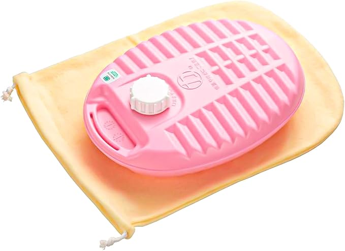 送料無料　マルカ(Maruka) NEWポリ湯たんぽ2.2L 袋付 ピンク 067112...