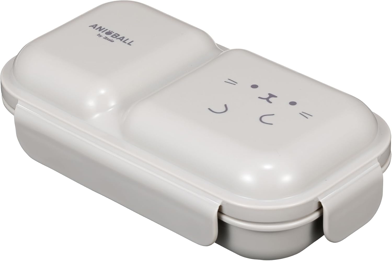 乐天商城 - □送料無料□シービージャパン 弁当箱 ふんわり 盛り付けしやすい ドーム蓋 400ml [ネコボール] 4点ロックでしっかり固定 Wシーリングで汁漏れしにくい 盛り付け簡単お弁当箱 アニボール ANIBALL