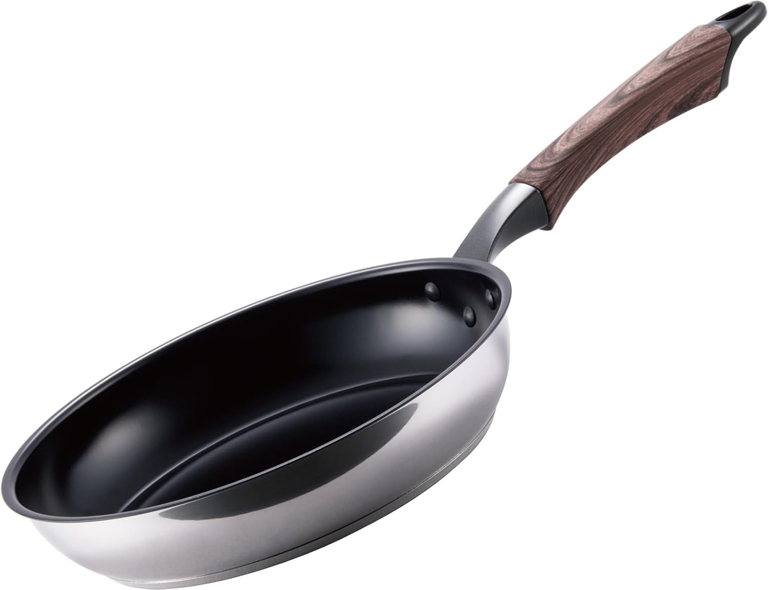 樂天商城 - 送料無料　北陸アルミ フライパン24cm メセラゼロ S-1333 ステンレス IH対応 省エネ調理 遠赤外線効果 IH調理器の熱変換効率100％ 保温性 熱伝導率 丈夫 表面が固く キズに強い ステンレスとアルミニウム3層底構造 セラミック加工 焦げ付きにくい PFOA・PFASフリー