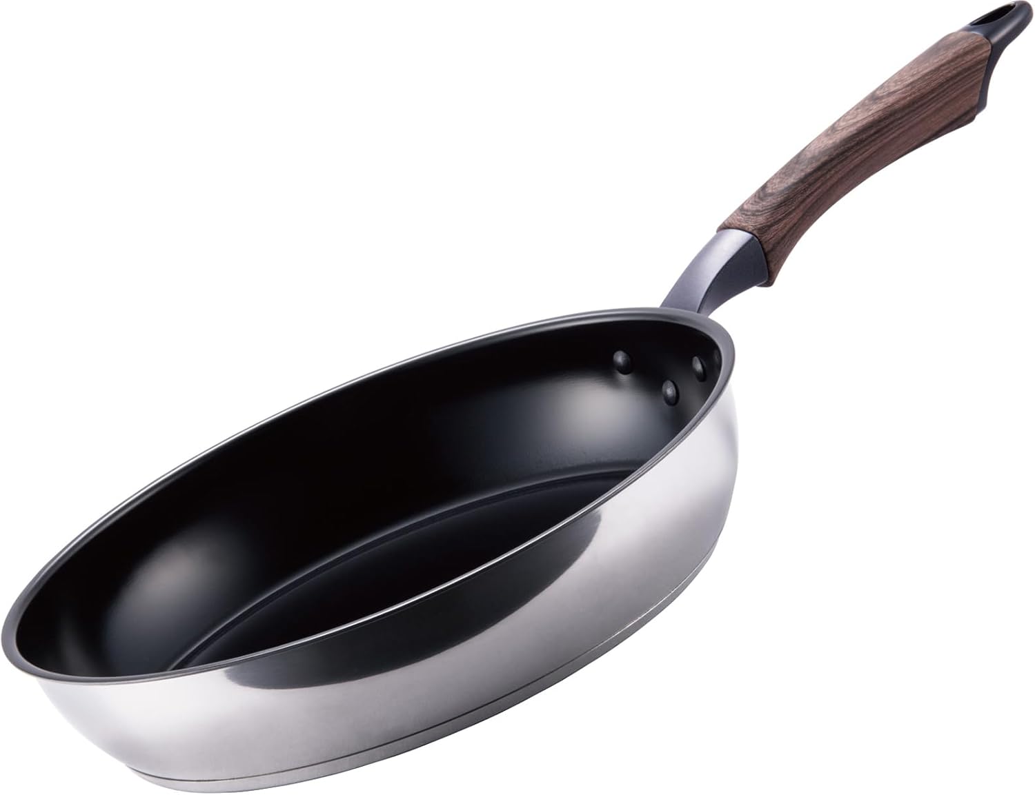 樂天商城 - 送料無料　北陸アルミ フライパン28cm メセラゼロ S-1335 ステンレス IH対応 省エネ調理 遠赤外線効果 IH調理器の熱変換効率100％ 保温性 熱伝導率 丈夫 表面が固く キズに強い ステンレスとアルミニウム3層底構造 セラミック加工 焦げ付きにくい PFOA・PFASフリー