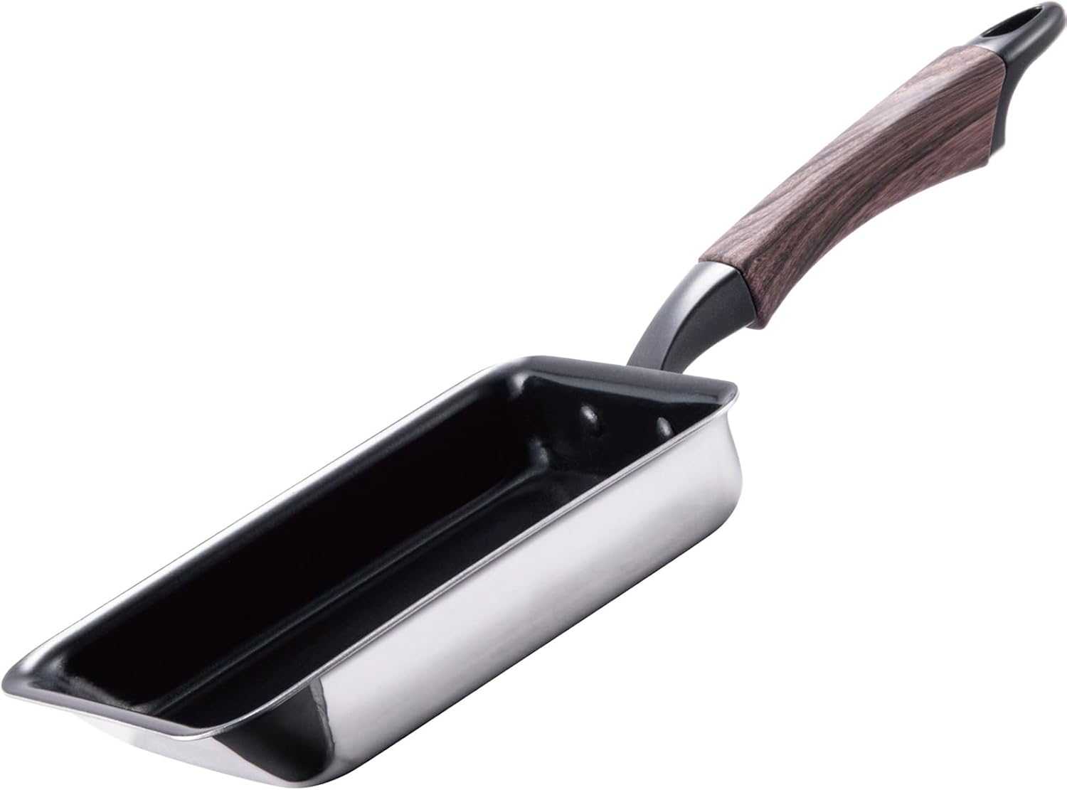 Rakuten - 送料無料　北陸アルミ 卵焼き 13×18cm メセラゼロ S-1336 ステンレス IH対応 省エネ調理 遠赤外線効果 IH調理器の熱変換効率100％ 保温性 熱伝導率 丈夫 表面が固く キズに強い ステンレスとアルミニウム3層底構造 セラミック加工 焦げ付きにくい PFOA・PFASフリー