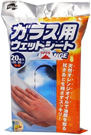 Rakuten - 送料無料　山崎産業　コンドル　ガラス用ウェットシートORANGE 20枚