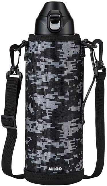 乐天商城 - 送料無料　オルゴ 水筒 1.5リットル ポータブルボトル 保冷専用 大容量 ワンタッチ 直飲み ショルダーポーチ付き 真空断熱 PBY-15