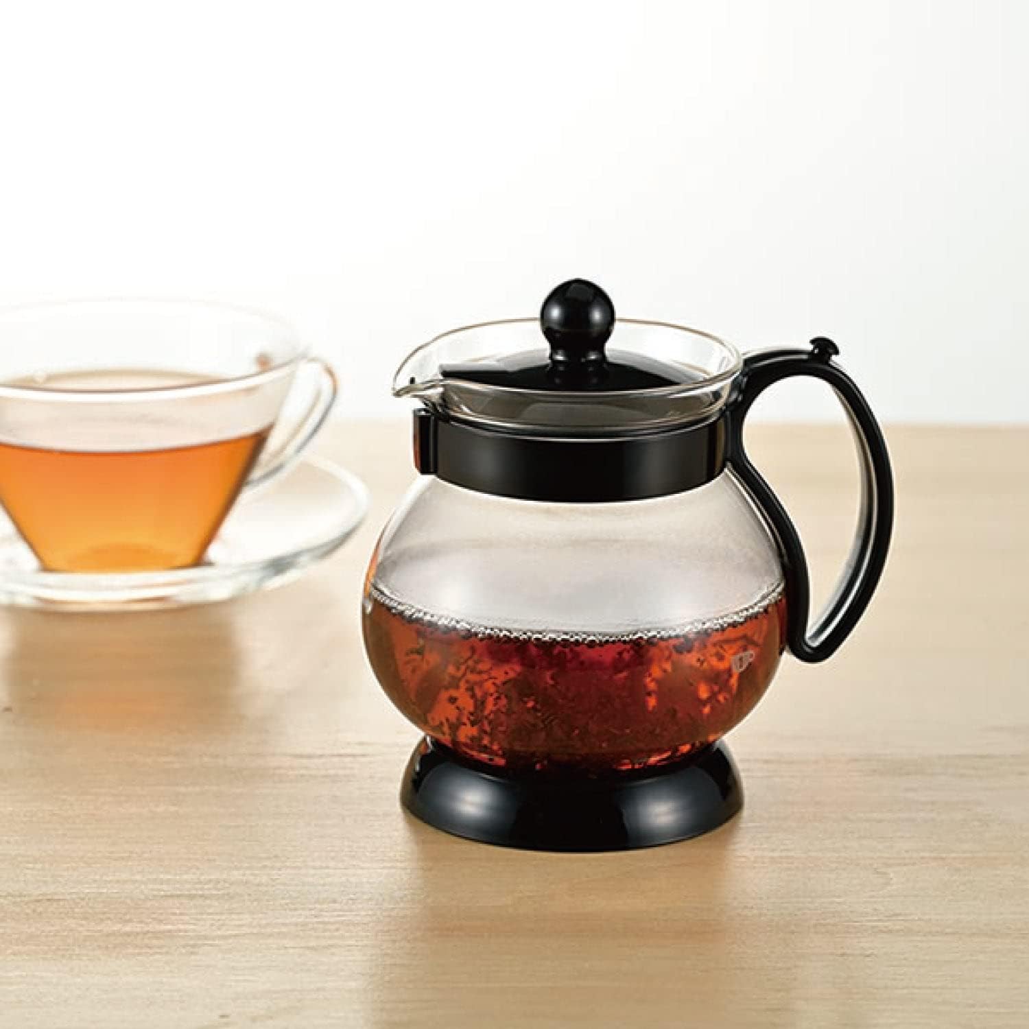 乐天商城 - 送料無料　HARIO (ハリオ)　ジャンピングリーフP・350 実用容量350ml ブラック 日本製 JPP-35-B