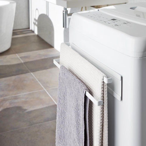 ☆3000円以上送料無料（北海道・沖縄・離島以外）☆山崎実業 2958 洗濯機横マグネットタオ...